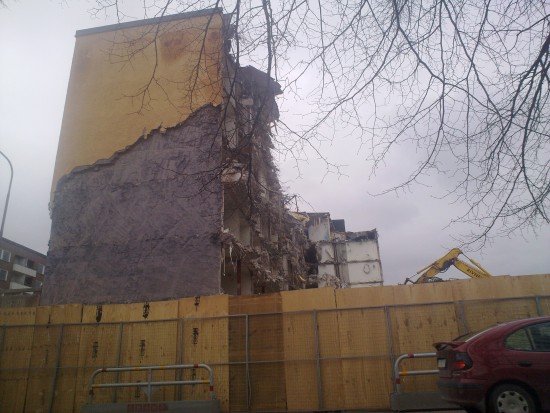 Rivning av fd stadsdelsförvaltningen 29/3 Rivning av fd stadsdelsförvaltningen 29/3