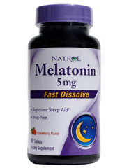 MELATONIN 5mg (Fast Dissolve) 90 Strawberry Flavoured Tablets